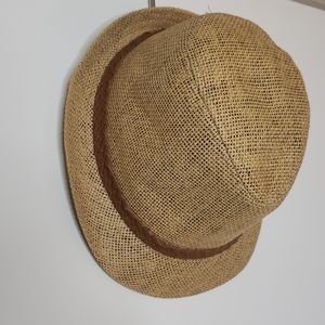 Women's Straw Fedora Hat